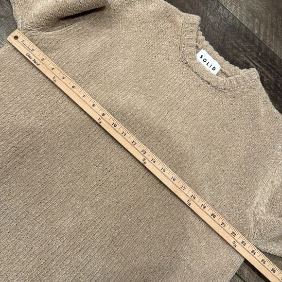 Solid Homme Men's Vented Sweater Beige Size M - Picture 5 of 10